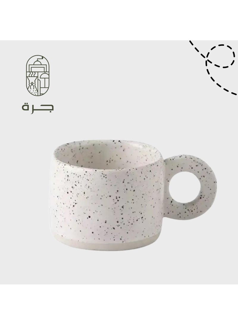 Jarrah Classic White Ceramic Mug 350ml Daily Coffee Tea Cup Elegant Minimalist Drinkware - Image 1