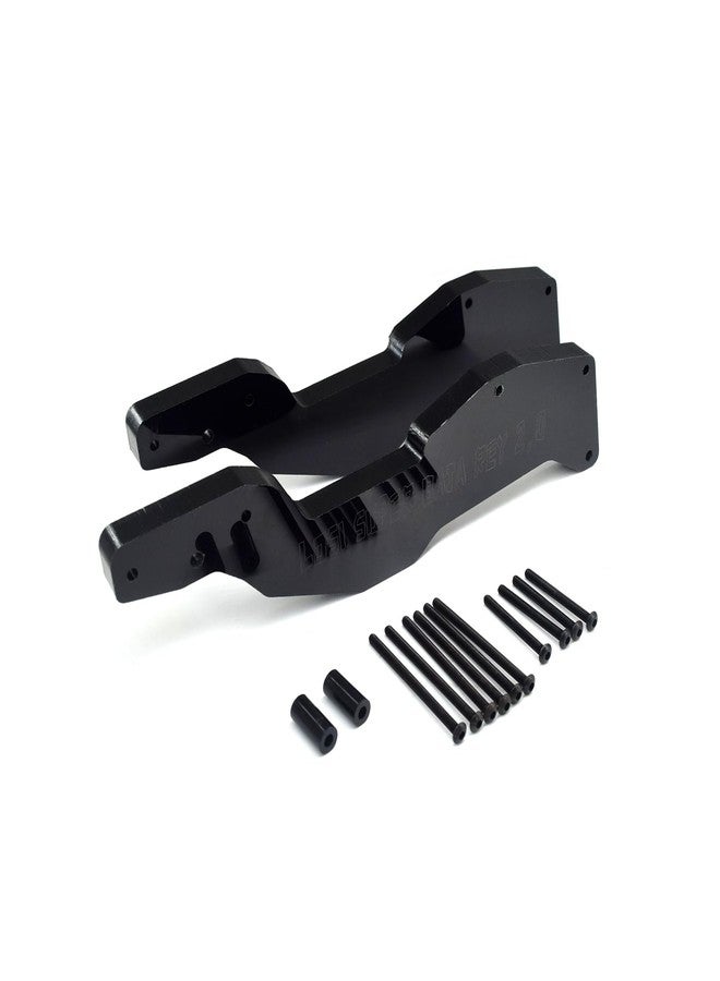 XBERSTAR 2PCS Pipe Frame Rear Reinforced Support Parts for 1/6 LOSI Super Baja Rey 2.0 RC (Black) - Image 4
