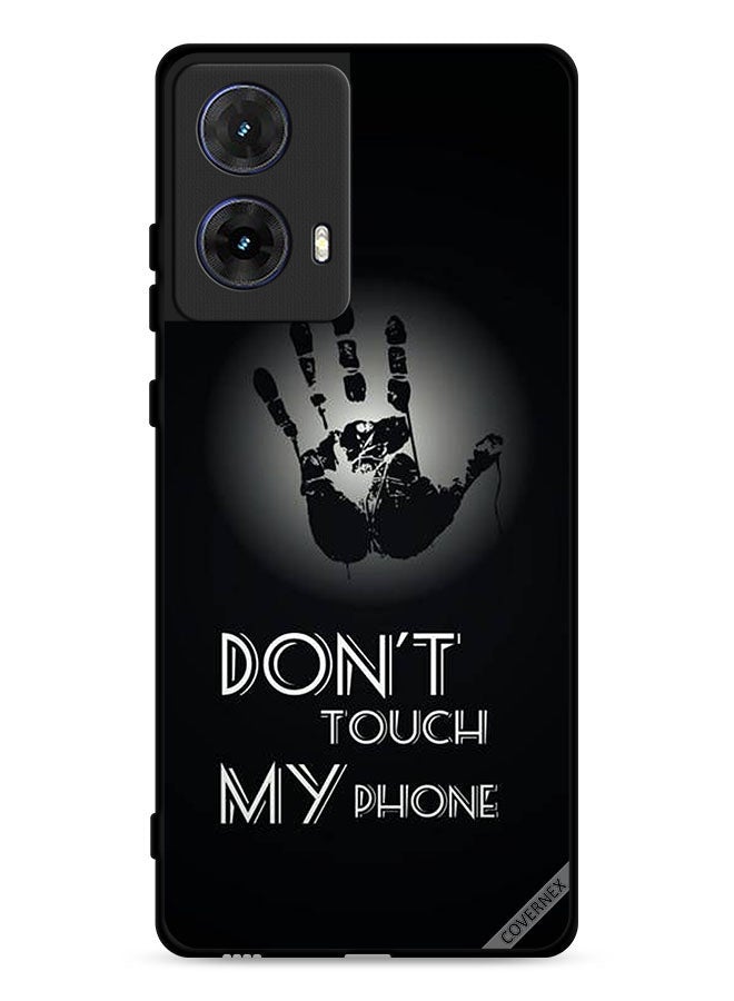 Covernex Motorola Moto G85 5G Protective Case Cover Don't Touch My Phone Hand  - Image 1