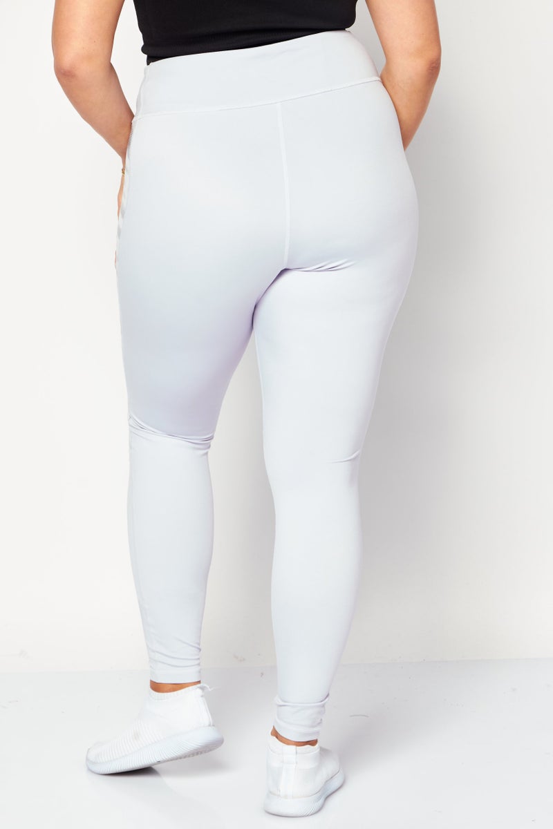 PUMA Women Sportwear Fit Training Tight, Lavender - Image 3