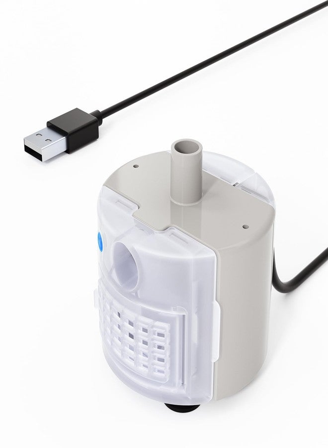 مضخة مياه بديلة لنافورة مياه القطط من نيريال، مناسبة لنافورة مياه أوتوماتيكية للحيوانات الأليفة سعة 3.2 لتر/108 أونصة، وموزع مياه للكلاب - Image 1