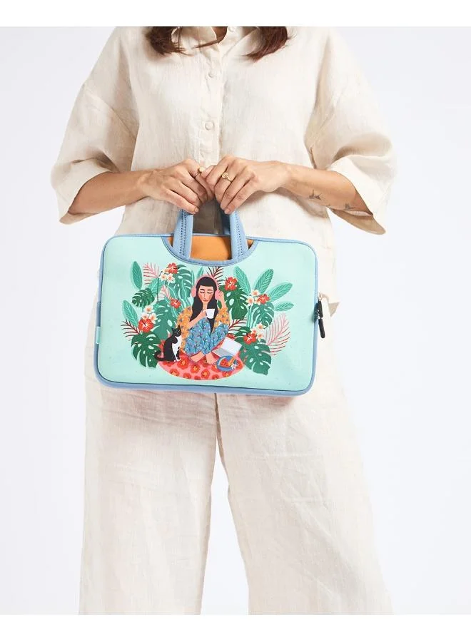 Chumbak  Live Slow Laptop Sleeve - 11” for Women | Best Price UAE