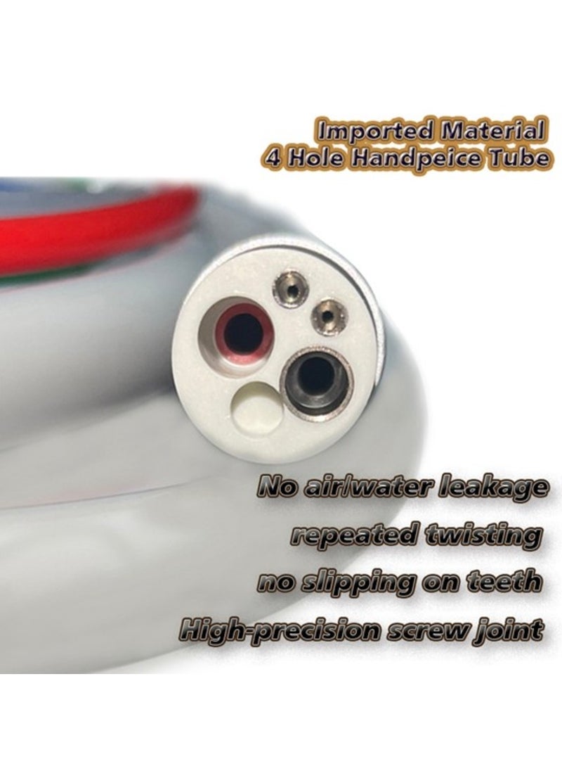 Generic EU-Style 4-Hole Dental Handpiece Tubing with PLA Connector – Flexible, Durable Hose for Dental Units  - Image 2