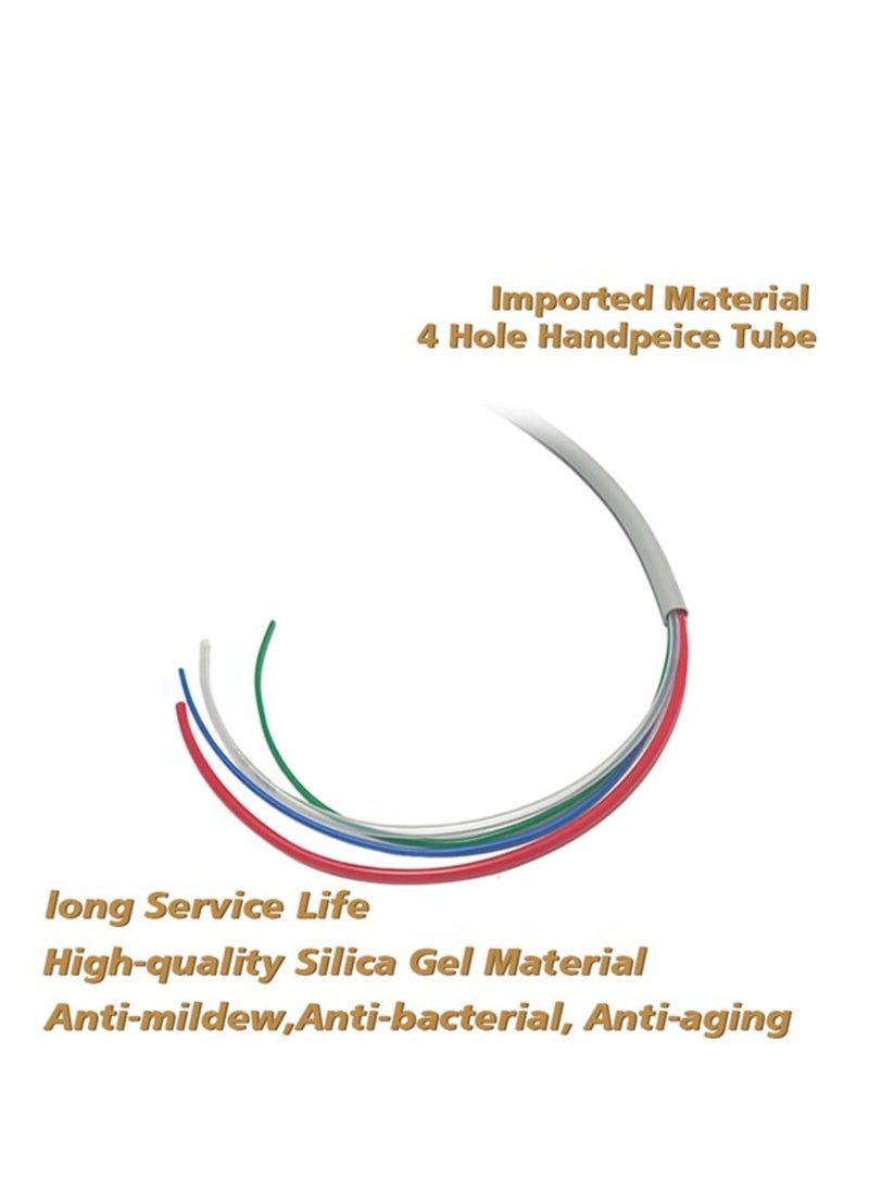 Generic EU-Style 4-Hole Dental Handpiece Tubing with PLA Connector – Flexible, Durable Hose for Dental Units  - Image 4