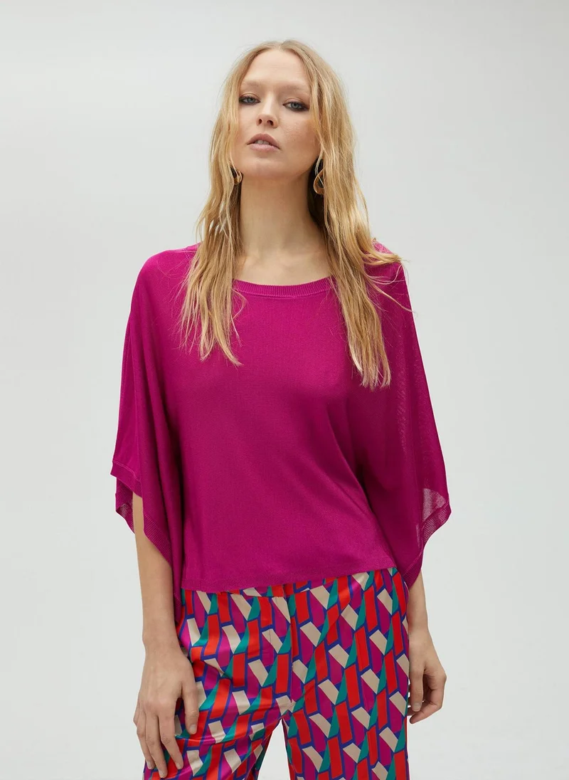 Lola Casademunt Knit cape sleeve sweater