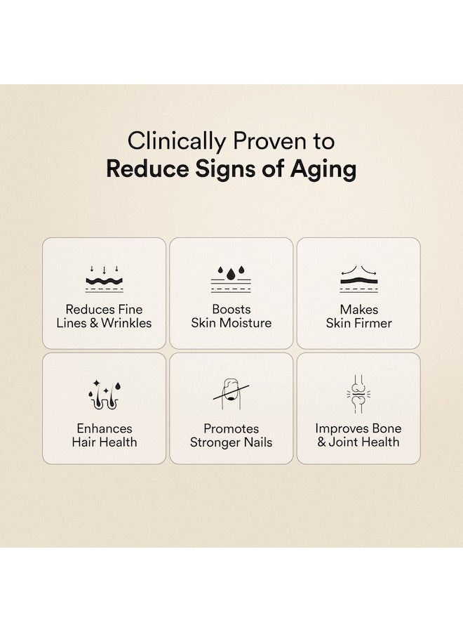 WELLBEING NUTRITION Pure Korean Marine Collagen Peptides Supplement for Skin, Hair, Nails & Joints | Clinically Proven | High Absorption 8 gms Collagen, Valencia Orange, 120 gms - Image 4