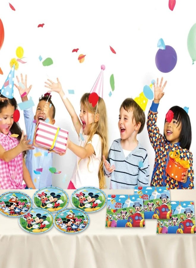 Bahteliv 40Pack Mickey Party Supplies include 20 plates, 20 napkins for Mickey Birthday Party Decoration - Image 3