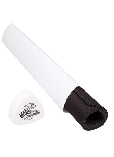 Monster Tcg Gaming Prism Playmat Tube(Opaque White) Won'T Roll Off Surfaces Easy In And Out Design Store Your Card & Rpg Playmats Better For Pokemon Yugioh Mtg Magic The Gathering Dnd Dungeons Dragons