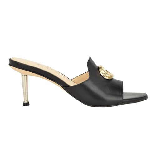 GUESS Women's SNAPPS Heeled Sandal, Black 001, 6 - Image 5