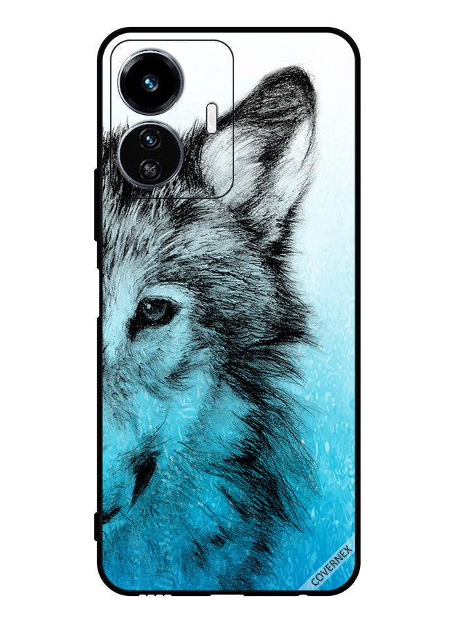 Covernex Protective Case Cover For vivo Y77 Half Wolf Face - Image 1