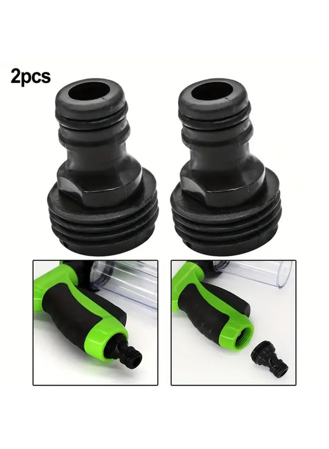 2pcs PVC Threaded Faucet Adapter Leakproof Grip For 3 4 Inch Pipes Shower Sink Bathroom Kitchen - Image 1