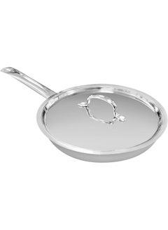 VINOD SMART TRIPLY FRYPAN WITH LID - 3.7 Liters (26 CM), VTF026