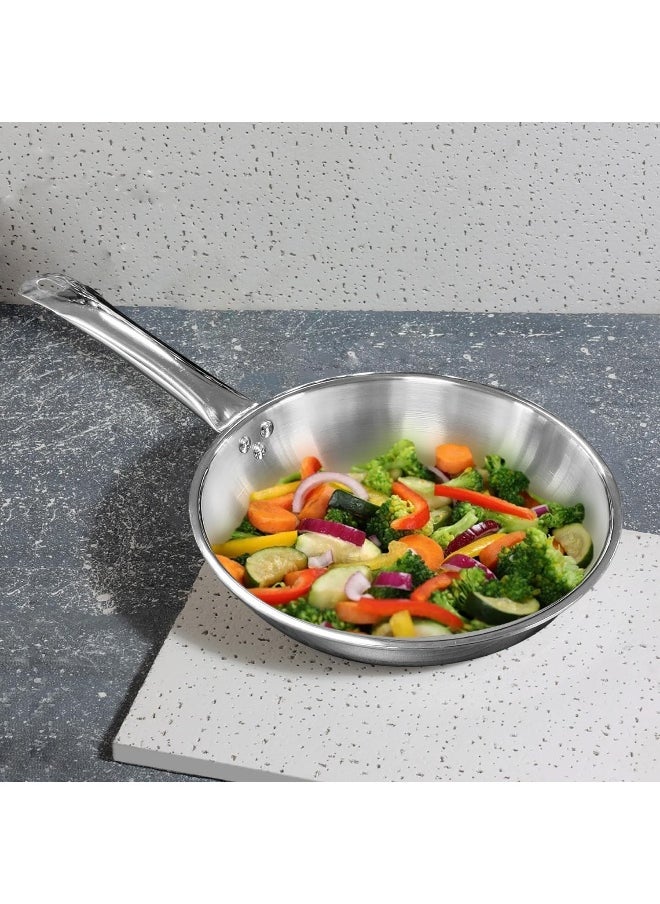 VINOD - VINOD SMART TRIPLY FRYPAN WITH LID - 3.7 Liters (26 CM), VTF026 - Image 1