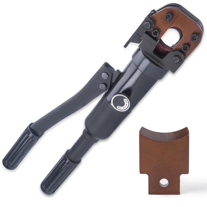 MMNZE 6T Hydraulic Cable Cutter Heavy Duty Wire Rope Cutter Bolt Cutter Wire Shear for CopperAluminum Cable Armored Cable ACSR Steel Wire Rope Steel Strand Wire - Image 2
