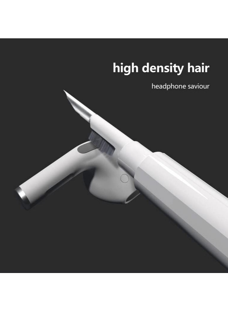 ELTRAZONE Cleaner Kit for Airpods Pro 1 2 Multi Function Cleaning Pen Soft Brush for Bluetooth Earphones Case Wireless Earphones Wireless Earbuds Cleaning Tools for Huawei Samsung MI Earbuds White  - Image 2
