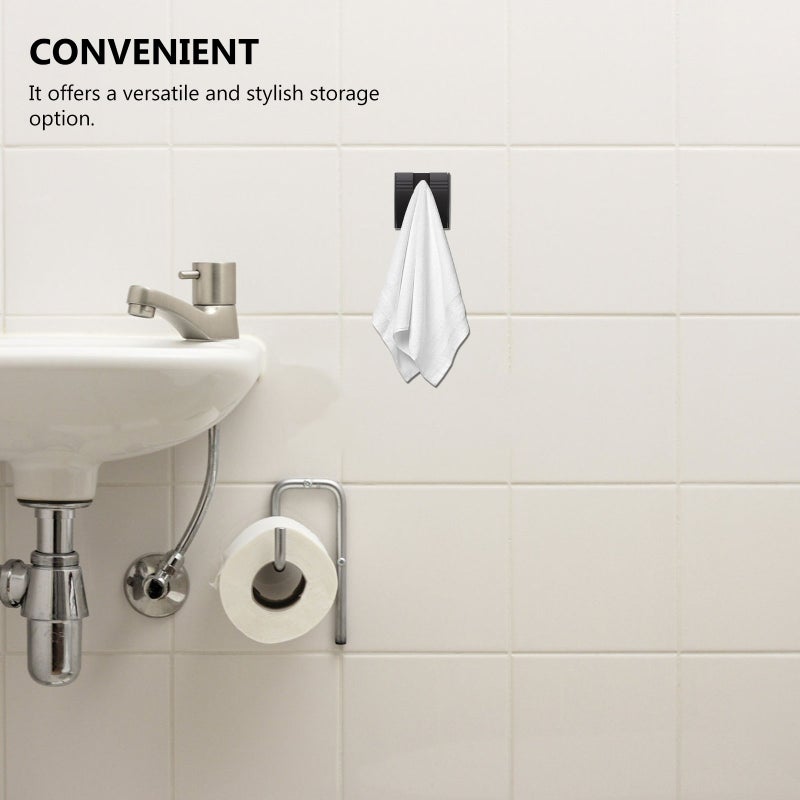 Wall Mounted Robe Hook, Compact Foldable Holder, Easy to Clean for Home Organization - Image 5