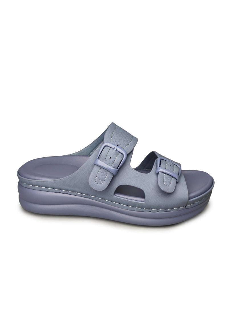 Comfort Platform Flat Sandals for Ladies Non-Slip Sole & Arch Cushion Lightweight Breathable - Image 1
