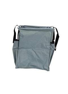 Household Essentials Grey Krush Canvas Utility Tote with Pockets Reusable Grocery Shopping Bag Large  - Image 5