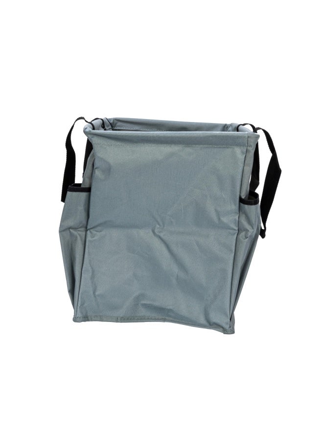 Household Essentials Grey Krush Canvas Utility Tote with Pockets Reusable Grocery Shopping Bag Large  - Image 5