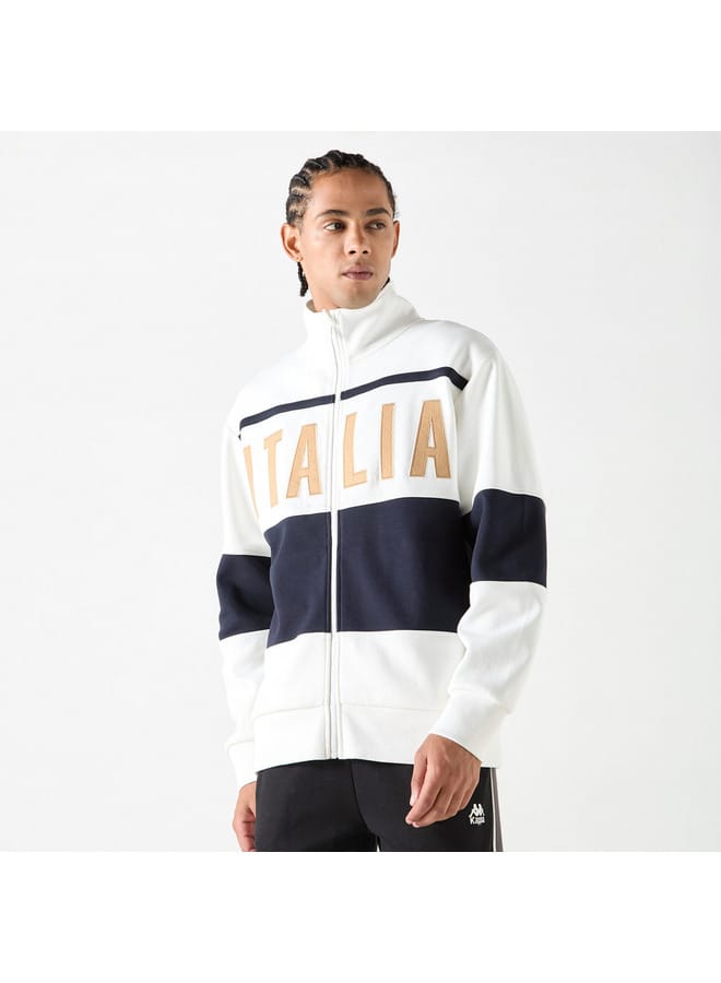 Kappa Kappa Colourblock Zip Through Jacket with Long Sleeves  - Image 1