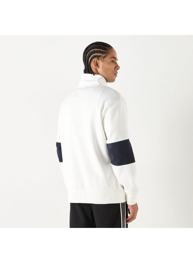 Kappa Kappa Colourblock Zip Through Jacket with Long Sleeves  - Image 3