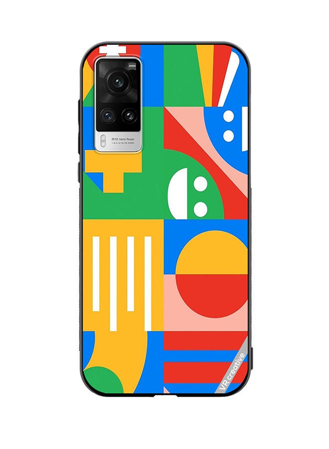 VR CREATIVE Protective Case Cover For Vivo X60 Pro Multicolor Design - Image 1