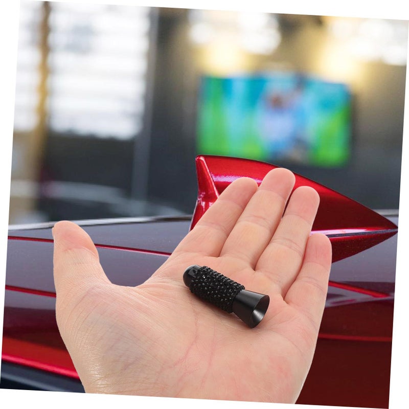 Rhinstone Car Short Antenna Replacement Black Modern Accessory Quick Install - Image 4
