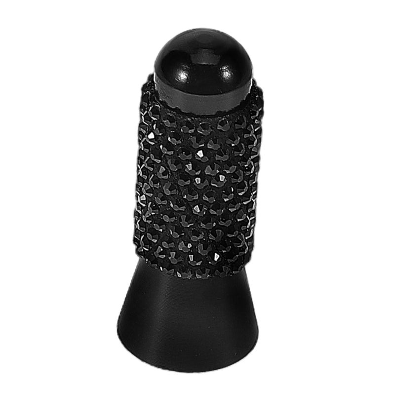 Rhinstone Car Short Antenna Replacement Black Modern Accessory Quick Install - Image 1