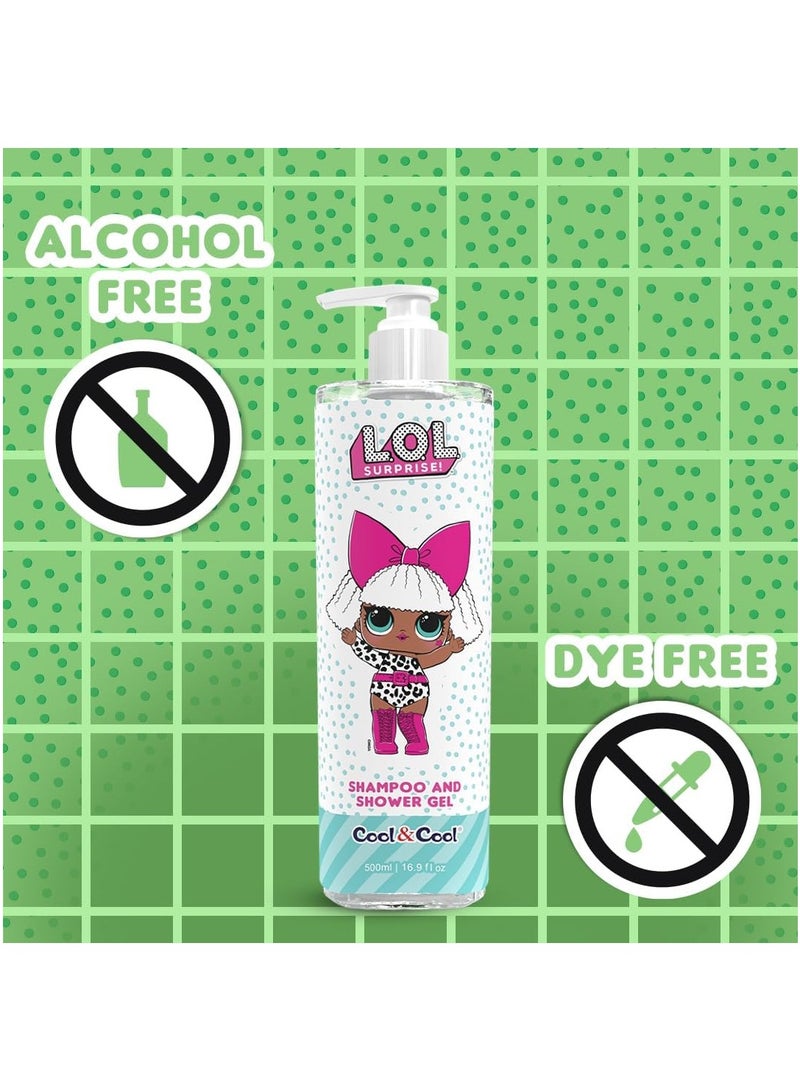كول اند كول كول آند كول إل أوه إل سربرايز ديفا، شامبو وجل استحمام للأطفال خالي من الكحول مملوء بالبابونج + برو فيتامين ب5 - 500 مل - Image 4