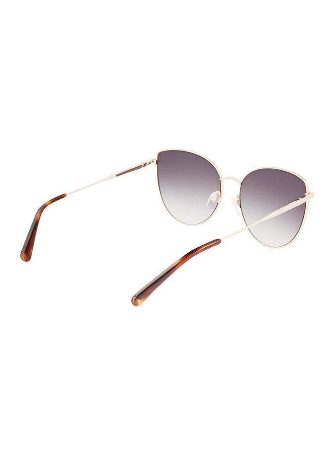Longchamp نظارة شمسية بتصميم عين القطة للحماية من الأشعة فوق البنفسجية للنساء - LO158S-713-6016 - مقاس العدسة: 60 ملم  - Image 5