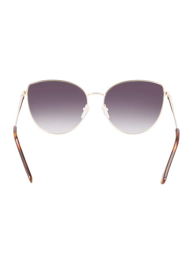 Longchamp نظارة شمسية بتصميم عين القطة للحماية من الأشعة فوق البنفسجية للنساء - LO158S-713-6016 - مقاس العدسة: 60 ملم  - Image 4