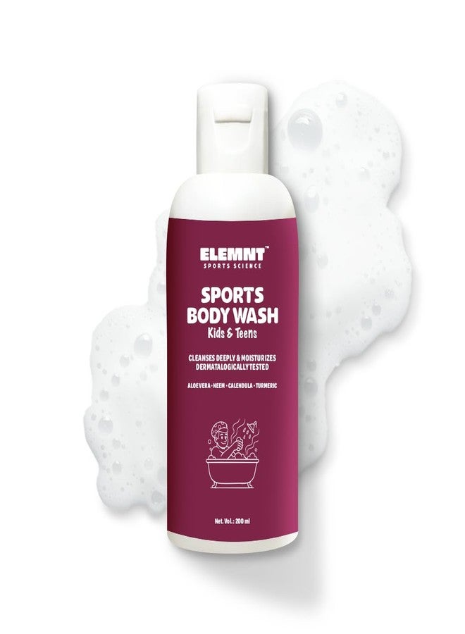 Elemnt Sports Body Wash for Kids & Teens | Gentle Sports Shower Gel for Active Kid & Teenagers | 200 ML - Image 2