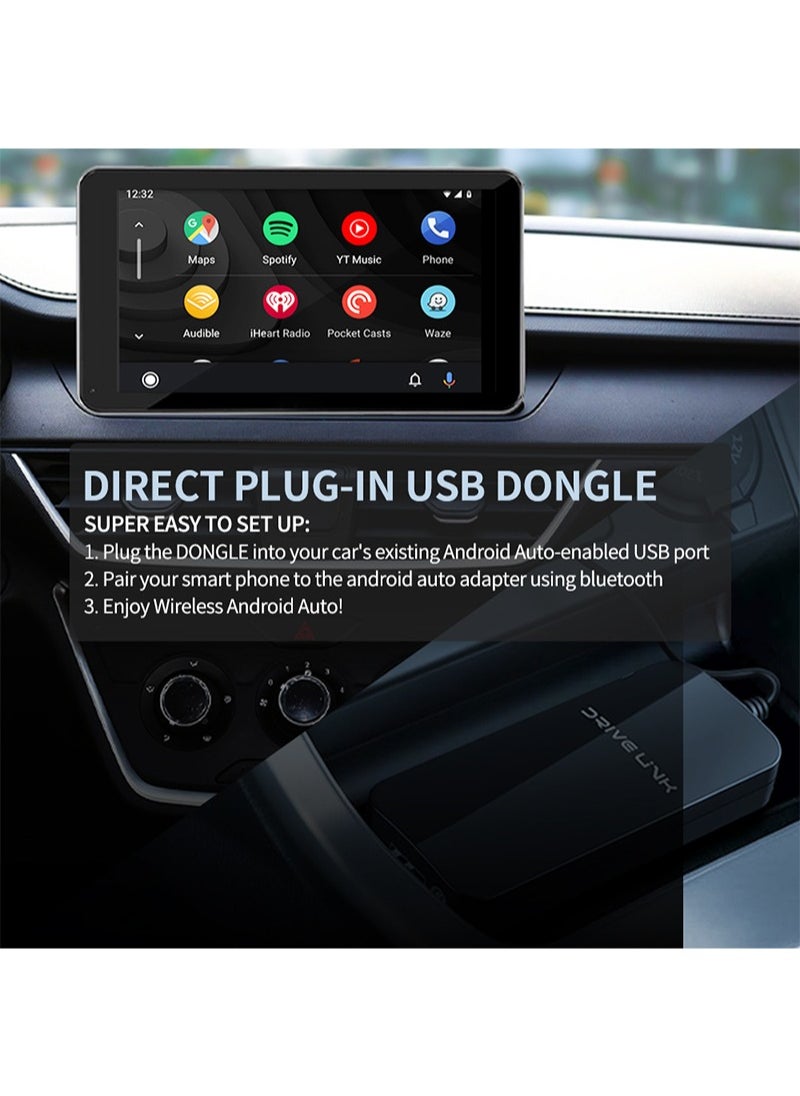 درايف لينك - محول Carplay اللاسلكي لهواتف Android يناسب سيارات 2016-2022 - Image 1