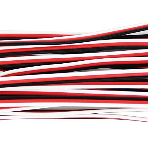 OliYin 20pcs 3.93inch 10cm 100mm Servo Extension Lead Wire Cable Male to Male KK MK MWC 26awg Servo Wire - Image 5