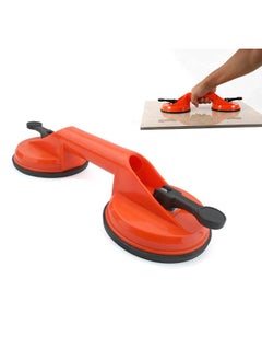 MAFRA Glass Double Suction Cup Vacuum Window Lifter, Dent Puller With Handles, For Glass/Tiles/Mirror/Granite Lifting, Handle Locking  - Image 1