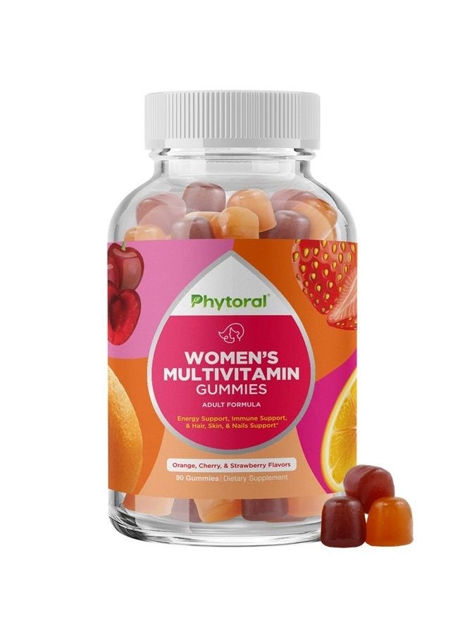 Phytoral - Womens Multivitamin Gummy Vitamins for Adults - Natural Multivitamin for Women Gummies and Natural Immune System Booster - Womens Multivitamin Gummies for Adults Complete Multivitamin with Zinc - Image 1
