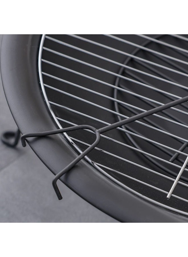 DANUBE HOME Inferno Blaze Firepit , Round Outdoor Fire Bowl For Garden & Patio Gatherings, Sturdy Steel Body With High-Temperature Coating And Modern Design – Blac - Image 4