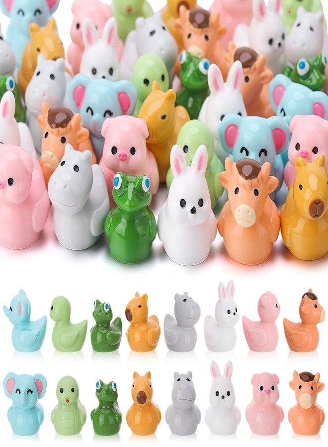 GGSTDDUP 40 Pack Novelty Animal Toy Figures, Tiny Animals to Hide, Animal Toy Party Favor Birthday Gift Decoration (8 Styles) - Image 1