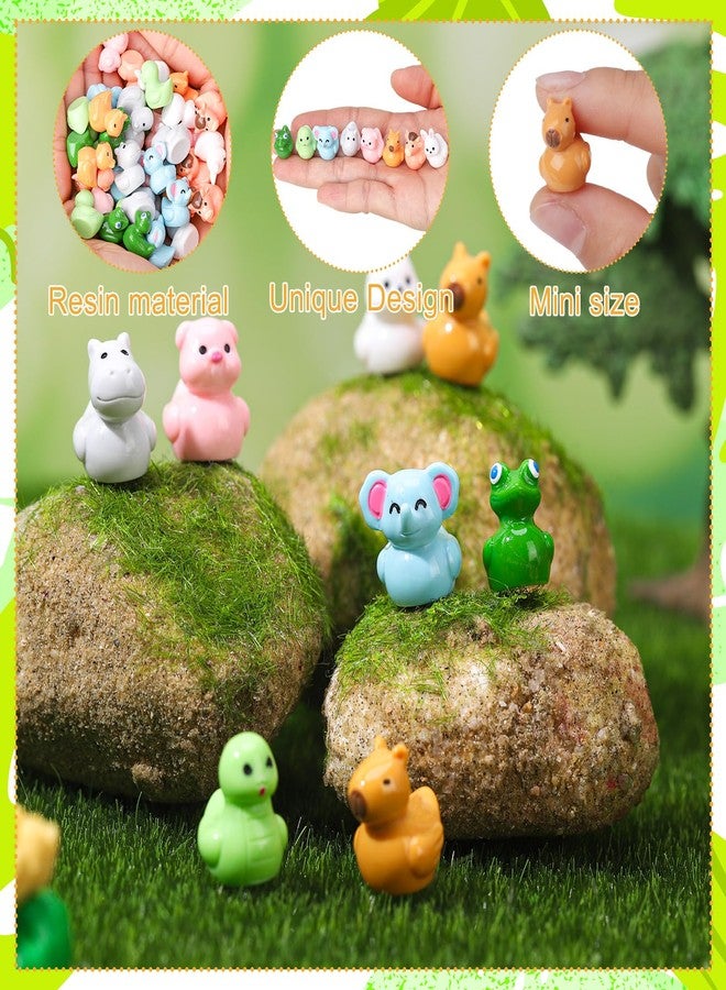 GGSTDDUP 40 Pack Novelty Animal Toy Figures, Tiny Animals to Hide, Animal Toy Party Favor Birthday Gift Decoration (8 Styles) - Image 3
