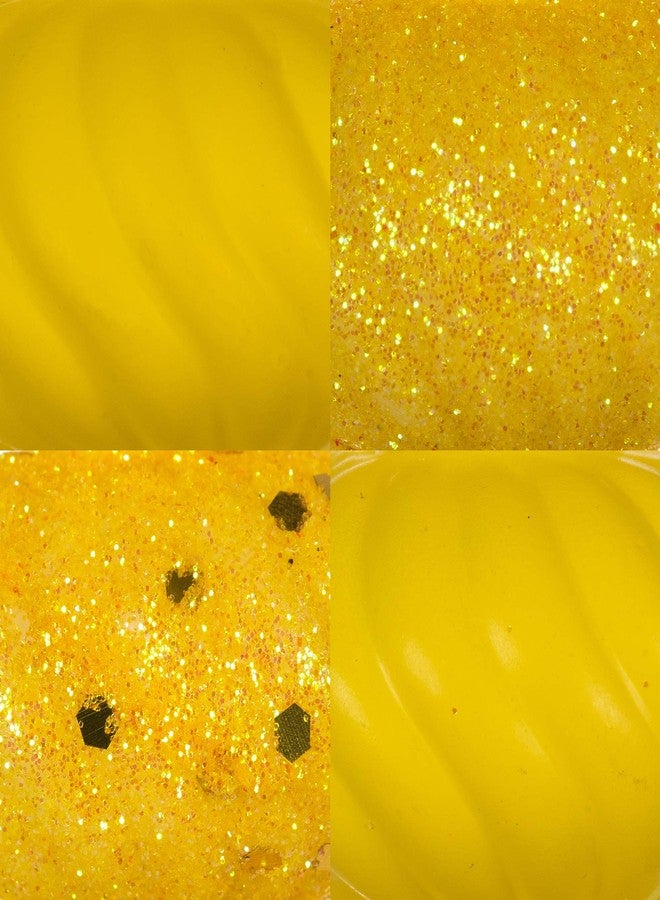 فيكرمان زينة شجرة عيد الميلاد من فيكرمان، مقاس 4 بوصات، بأربعة ألوان نهائية، مصنوعة من البلاستيك غير القابل للكسر، عبوة من 8 قطع، بألوان أصفر لامع، ومطفأ، وبريق، وترتر. - Image 4