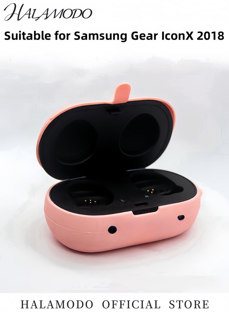 هالامودو غطاء حماية من السيليكون الفاخر لسماعات الرأس اللاسلكية Samsung Gear IconX2018، غطاء حماية ناعم للغاية ومضاد للصدمات - Image 5
