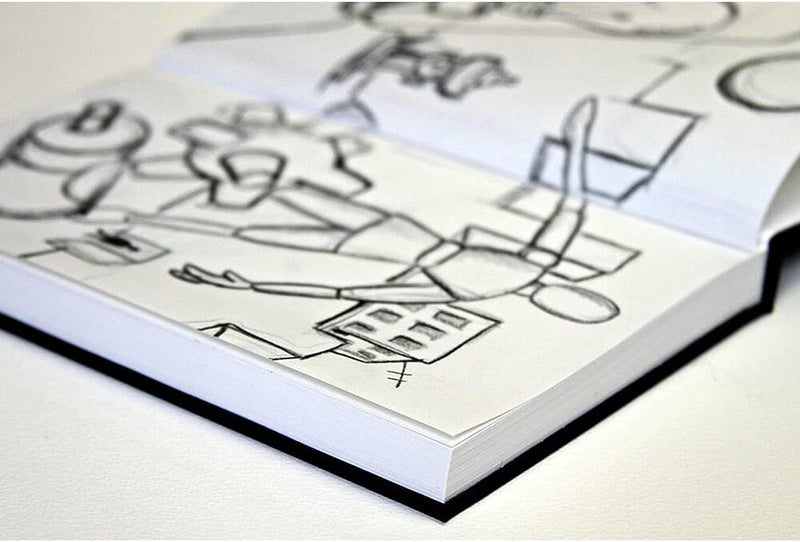 Canson ONE Art Book Paper Pad Smudge Resistant Sketch Book Paper Pad Hardbound 67 Pound 55 x 85 Inch 100 Sheets - Image 3