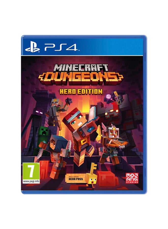 لعبة "Minecraft Dungeons Hero" - (إصدار عالمي) - playstation_4_ps4