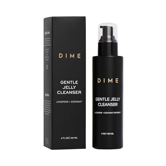 DIME Beauty Gentle Jelly Cleanser, Hydrating Facial Cleanser and Makeup Remover with Vitamin E, Sensitive Skin Face Wash, 4 oz / 120 ml - Image 1