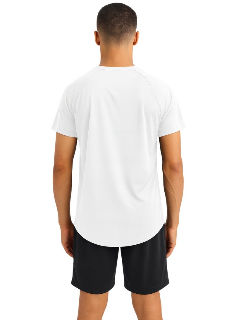 Nileton Sports T-Shirt - Half sleeve top - Men Casual outdoor quick dry Tee - Running and gym T- shirts - Sportswear for Men - Image 3