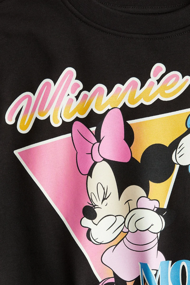 اتش اند ام Motif-detail sweatshirt