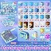 Magnetopia 200 PCS Magnetic Blocks with Light Up Blocks Transparent Magnetic Building Block for Kids Age 3 Magnet Cubes Blue Castle Magnets Toys Christmas Birthday Gift for Boys Girls 4 5 6 7 8 9 10 11 12 - Image 4
