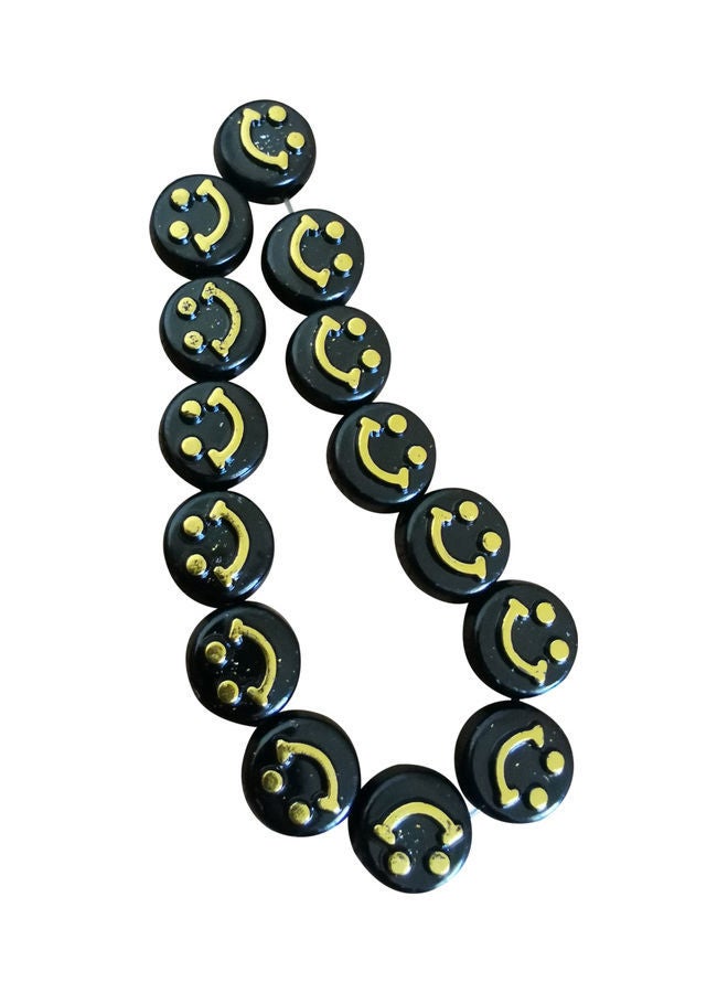 NIBEMINENT 200-Piece Craft Making Smiley Face Beads 0.10x0.6cm - Image 5