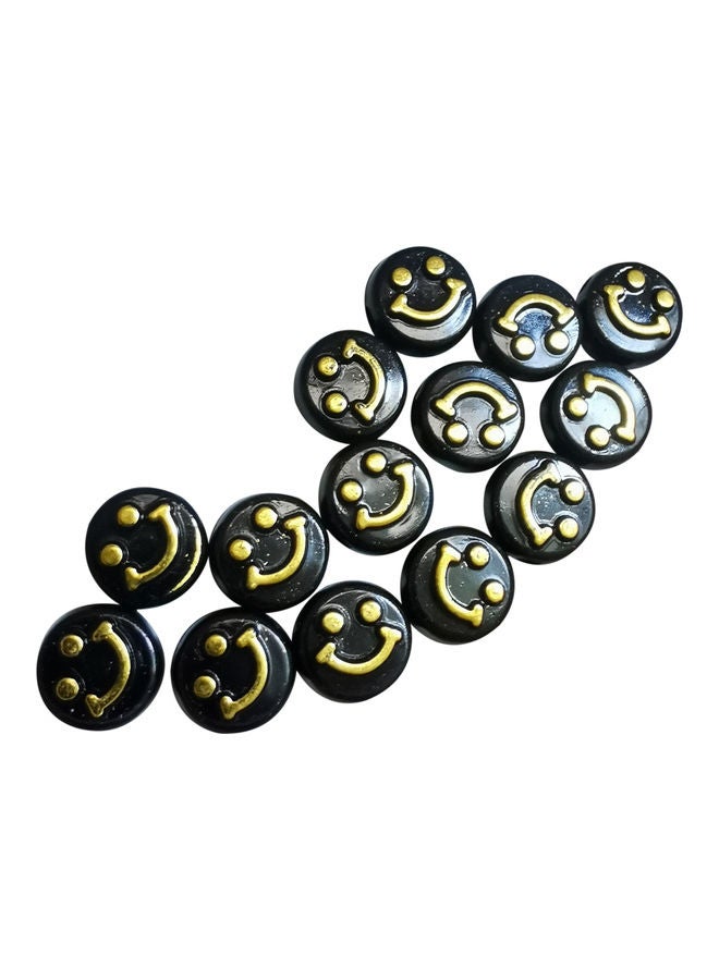 NIBEMINENT 200-Piece Craft Making Smiley Face Beads 0.10x0.6cm - Image 3