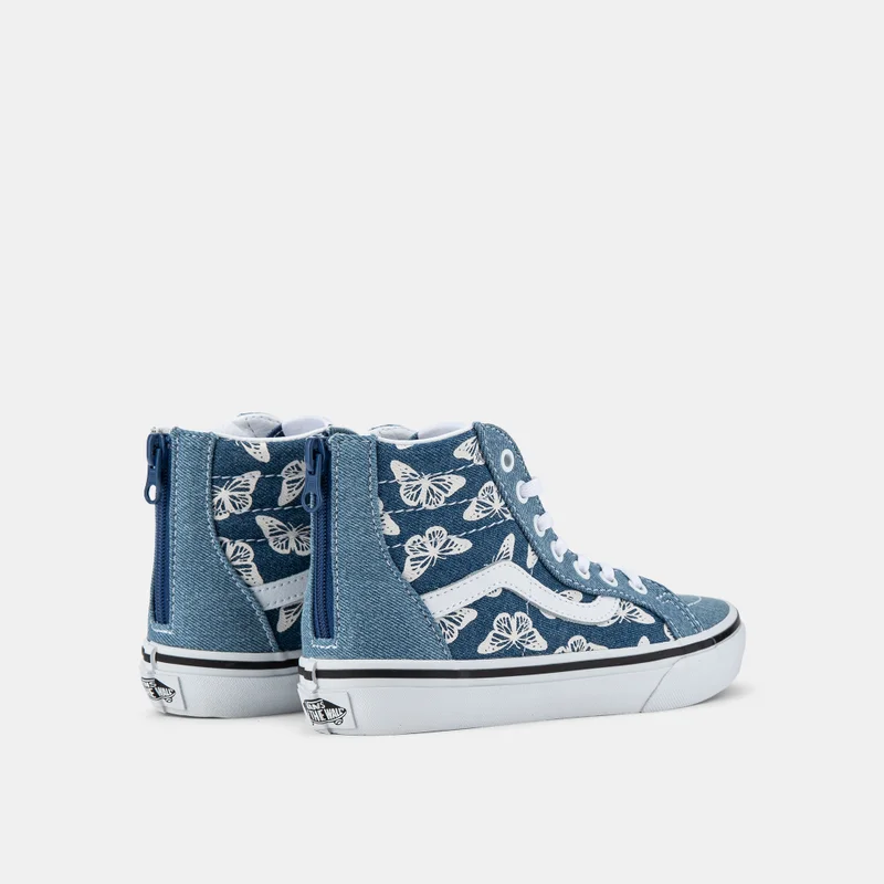 VANS Kids' Sk8-Hi Zip Denim Shoes